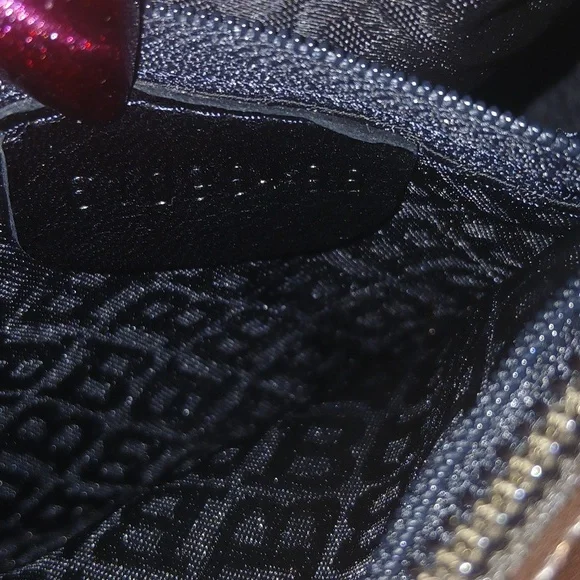 Bally Quilted Brown Lambskin Leather Shoulder Bag with Gold Chain - Picture 9 of 9